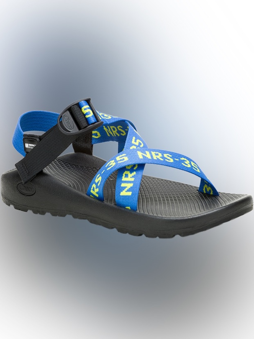 Chaco Z/1 Classic NRS-18 Sport Sandals Blue Yellow Women’s Size 6 Like New